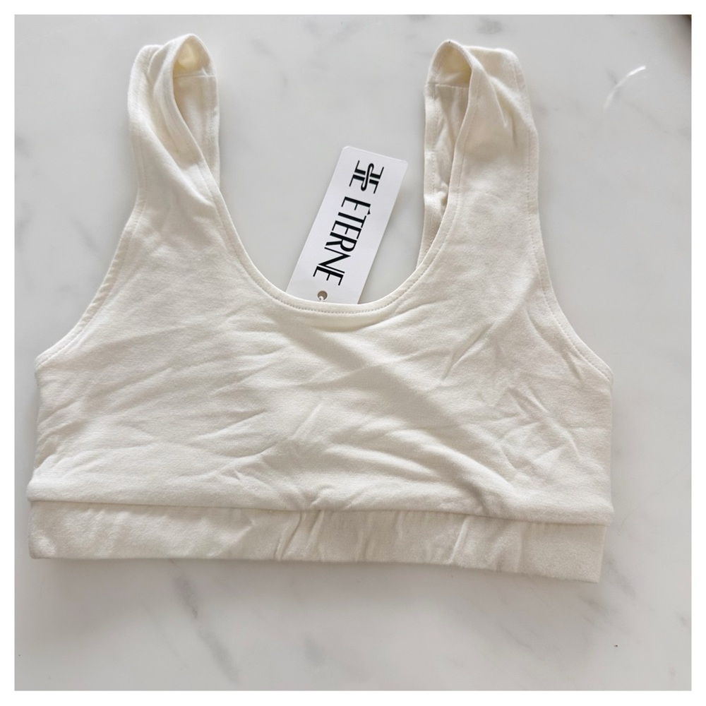 NWT Eterne sports bra ivory size XS